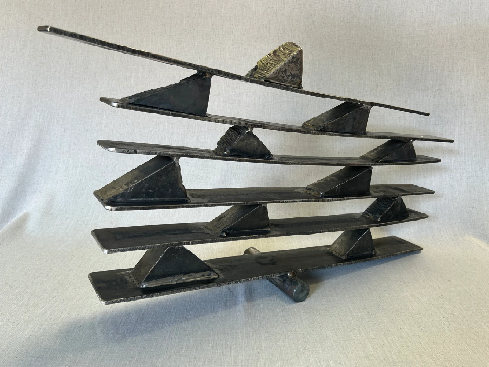 Balanced Horizons_2H 18”X W.7” X L.35” Corten Steel 2014